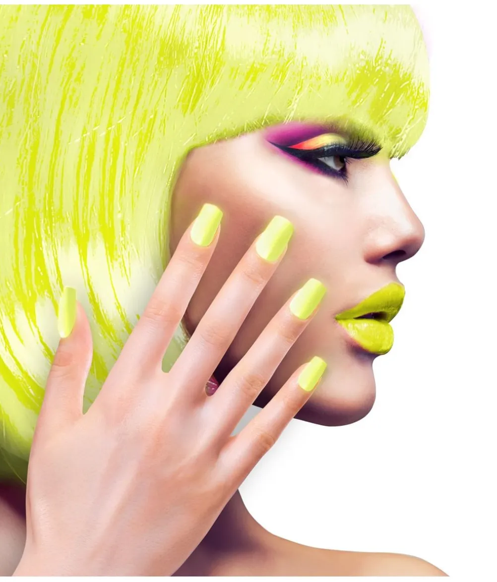 Neon gule negle