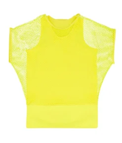 Neon gul netbluse