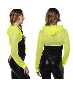 Neon gul net bolero