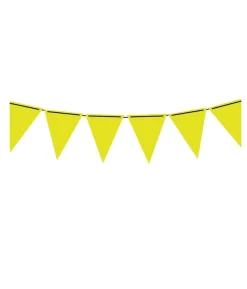 Neon gul vimpelguirlande