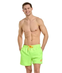Neon lime badeshorts