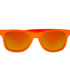 Neon orange 80er briller
