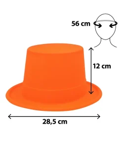 Neon orange høj hat UV