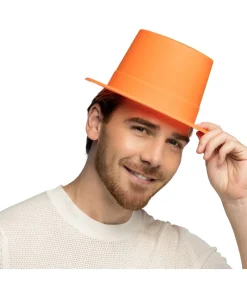 Neon orange høj hat UV