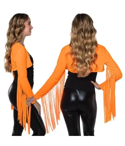 Neon orange Rave bolero