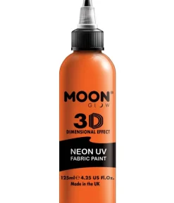Neon orange UV stofmaling, 125 ml