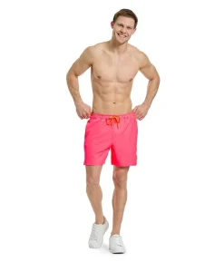 Neon pink badeshorts