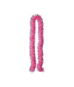 Neon pink folie guirlande, 2 m