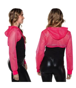 Neon pink net boleo
