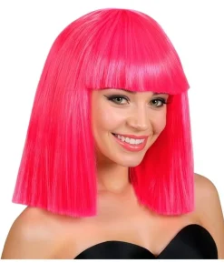 Neon pink showgirl paryk