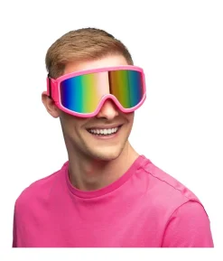 Neonpink skibriller