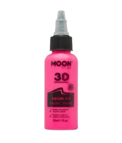 Neon pink UV stofmaling, 30 ml
