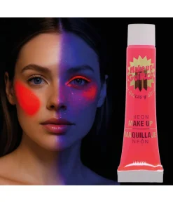 Neon rød UV make up, 10 ml