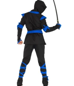 Ninja Assassin kostume, blå