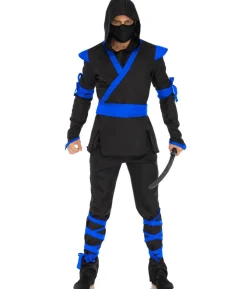 Ninja Assassin kostume, blå