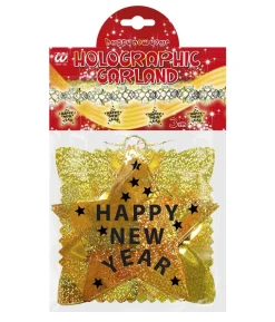 Nytårsguirlande, guld