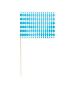 Oktoberfest flag på pind, 10 stk