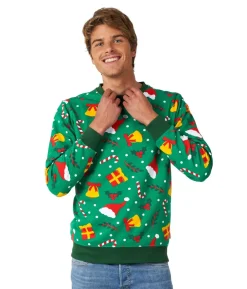 OppoSuit Holiday Greenish julebluse