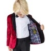 OppoSuits burgundy blazer, dreng