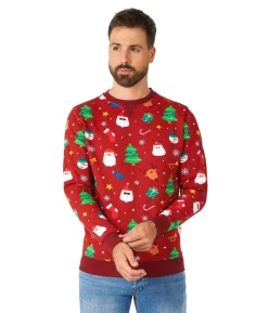 OppoSuits Festivity Red julebluse