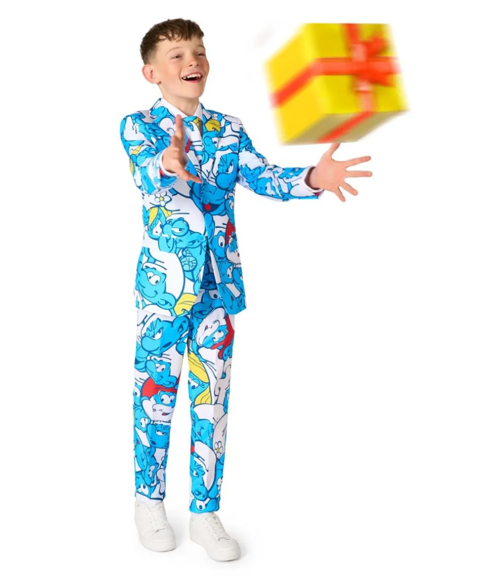 OppoSuit Smølferne jakkesæt, teens