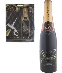 Oppustelig champagneflaske