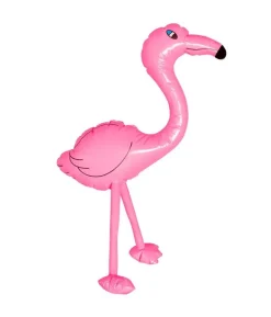 Oppustelig flamingo, 60cm