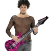 Oppustelig guitar pink zebra