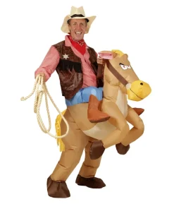 Oppustelig hest kostume