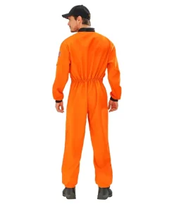 Orange astronaut kostume