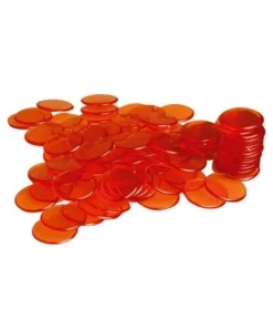 Orange banko dækbrikker, 1000 stk