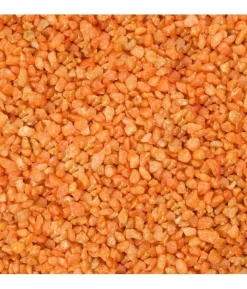 Orange dekorationsgrus, 370 ml.