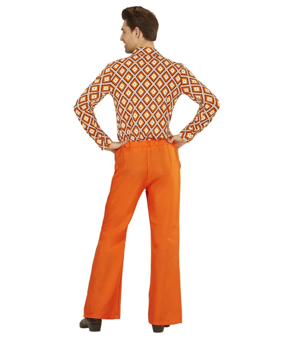 Orange 70er bukser