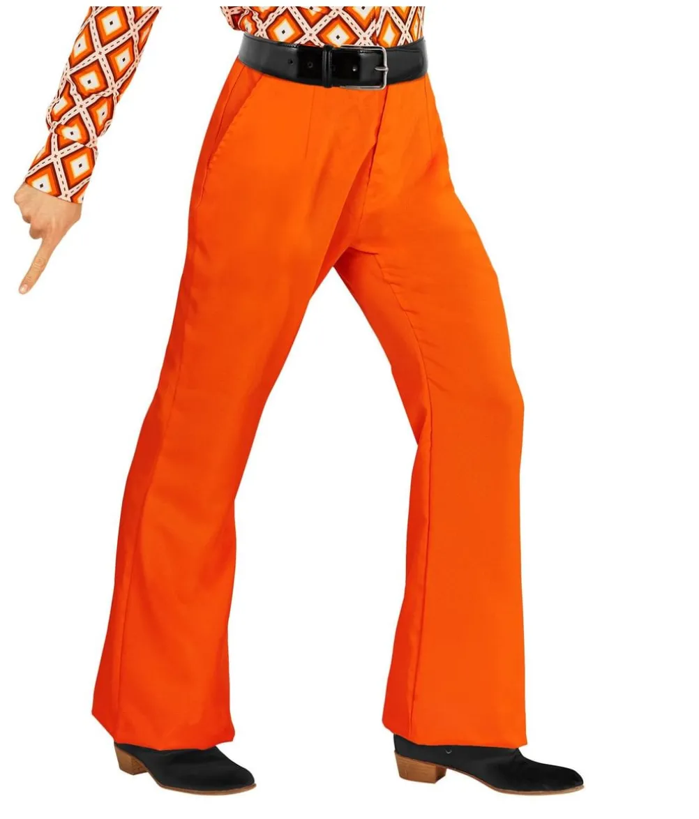 Orange 70er bukser