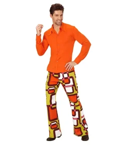 Orange 70er skjorte