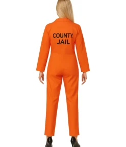 Orange fangedragt kostume