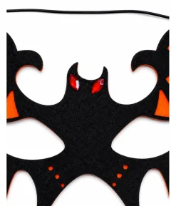 Orange flagermus øjenmaske