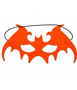 Orange flagermus øjenmaske