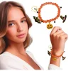 Orange halloween armbånd
