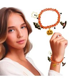Orange halloween armbånd