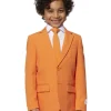 Orange jakkesæt , dreng