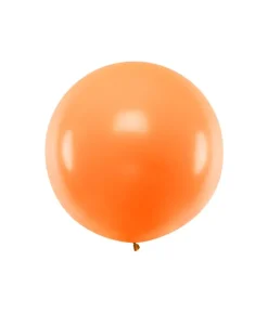 Orange jumbo ballon, 1 stk