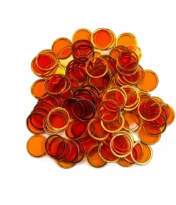 Orange magnetbrikker, 100 stk