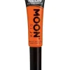 Orange neon UV eye liner