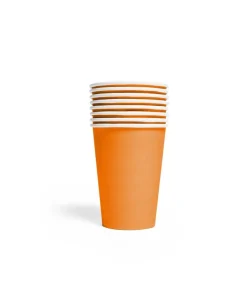 Orange papkrus, 8 stk