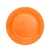 Orange paptallerkner, 18cm 8 stk