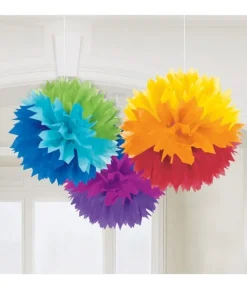 Papir pomponer, regnbue