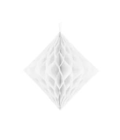 Papirvæv Diamant, hvid