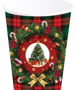 Papkrus med julemotiver, skotsktern