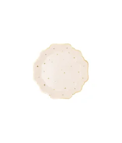 Paptallerkner med guld stjerner, 21 cm